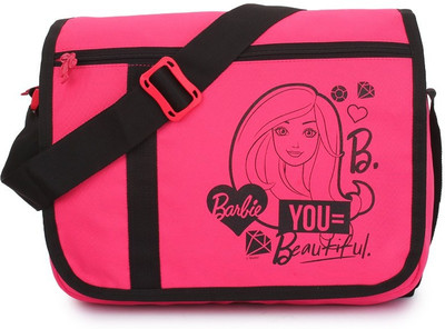 

Barbie Boys & Girls Casual Pink Cotton Messenger Bag
