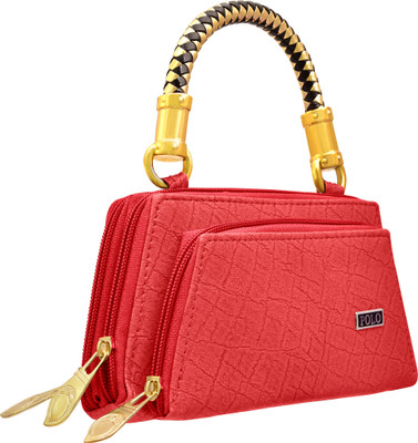 

tap fashion Women Casual Pink PU Hand-held Bag