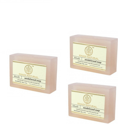 

Khadi Natural Organic Sandalwood Soap(375 g)