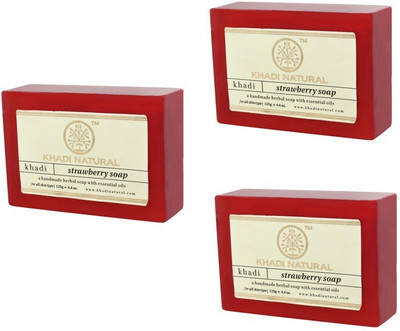 

Khadi Natural Organic Strawberry Soap(375 g)