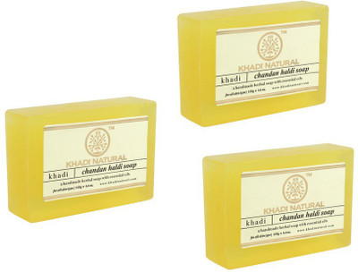 

Khadi Natural Organic Chandan Haldi Soap(375 g)