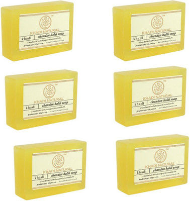 

Khadi Natural Organic Chandan Haldi Soap(750 g)