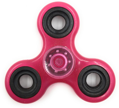 

24x7 Hand Spinner glow In The Dark Solid Pink(Red)