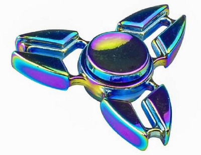 

sprotech Rainbow Metal Tri Fidget Spinner For Kids/Adults(Multicolor)