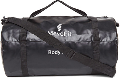 MevoFit Body Fuel Gym Traveller Duffle Bag(Black, Dry Bag), Lustrous black