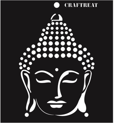 

CrafTreat Buddha New Stencil(Pack of 1, Gautama)