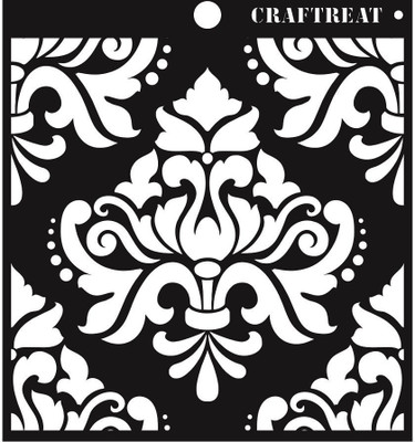 

CrafTreat Damask New Stencil(Pack of 1, Bold)