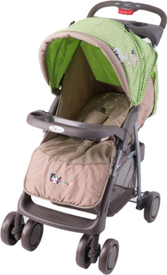 

Toyhouse City Stroller, Beige n Green Bears Stroller(3, Green)