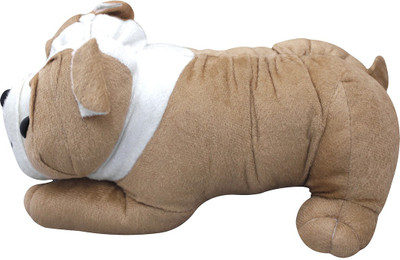 Casotec Cute Dog Teddy Stuffed Soft Plush Soft Toy - 13 cm(Brown / Beige)