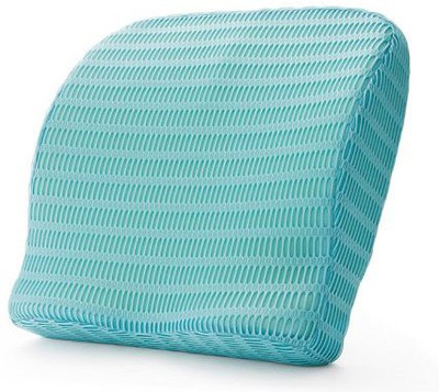 

Shrih Backrest Blue Cushion with Memory Foam Back Support (, Blue