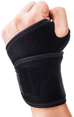 PSJ 1 Pc Wrist Brace with thumb Wrist Support(Black)