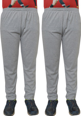 SHAUN Solid Men Grey Track Pants