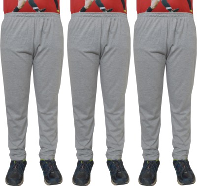 SHAUN Solid Men Grey Track Pants