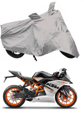 

AutoRight Two Wheeler Cover for KTM(RC 200, Silver)