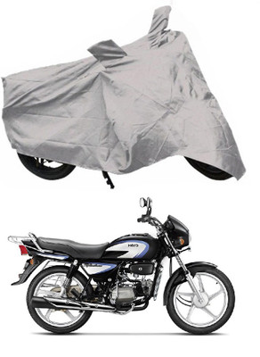 

AutoRight Two Wheeler Cover for Hero(Splendor Plus, Silver)