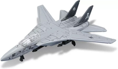 Maisto Tail Winds F-14 Tomcat (Without Stand) Color- Grey(Grey)