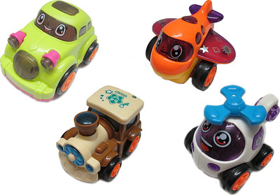 

Myra Friction Toys Set with Realistic Movements(Multicolor)