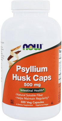 

Now Foods Psyllium Husk Caps 500 mg - 500 Nos(500 No)