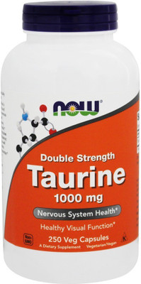 

Now Foods Taurine 1000 mg - 250 Nos(250 No)