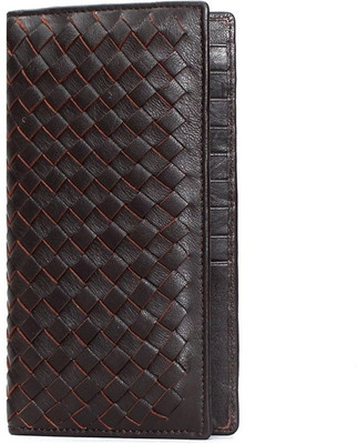 

Brune Women Brown Genuine Leather Wallet(15 Card Slots)