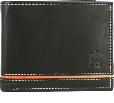 

Mark & Wear Men Multicolor Genuine Leather Wallet(9 Card Slots), Black tan