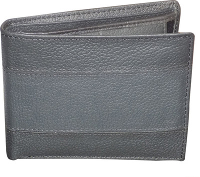 

Style 98 Men Black Genuine Leather Wallet(4 Card Slots)