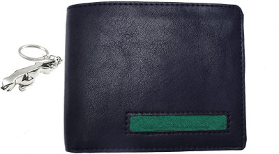 

Lucky Men Blue Artificial Leather Wallet(6 Card Slots), Navy blue