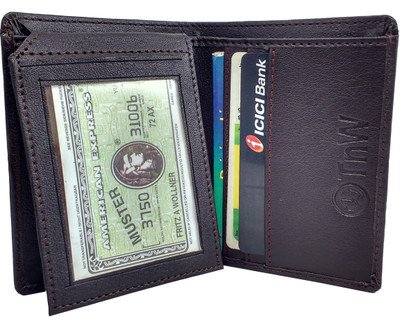 

TnW Men Brown Artificial Leather Wallet(7 Card Slots)