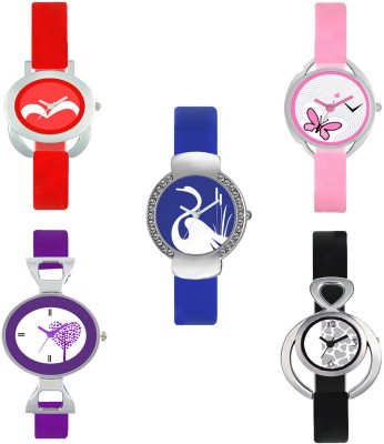CM Beautiful New Women Watch Combo With Stylish Look And Designer Dial VL004 Watch  - For Women   Watches  (CM)