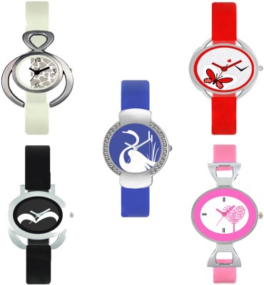 CM Beautiful New Women Watch Combo With Stylish Look And Designer Dial VL007 Watch  - For Women   Watches  (CM)