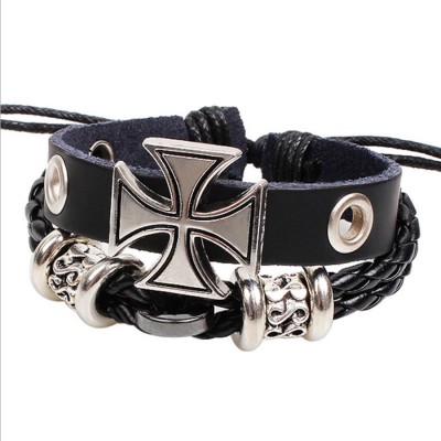 Deal Sutras Leather Charm Bracelet