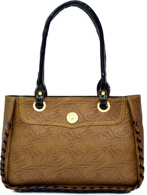 

AGINOS Hand-held Bag(Brown)
