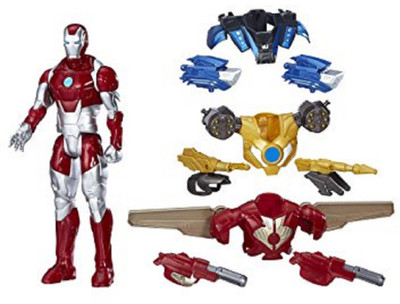 Hasbro Marvel Titan Hero Series Iron Man Combat Pack(Multicolor)