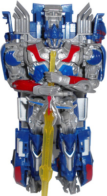 

Emob Blue Transformation Robot Can Get convert Into Car Action Figures Toys with Sward and Shield(Blue)