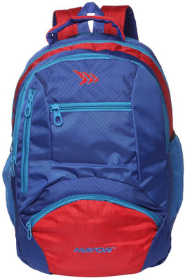 

Mayor MAXIMA 25 L Laptop Backpack(Blue), Blue/red