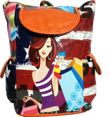 

Luxminet exclusive backpack for girls 3 L Backpack(Multicolor)