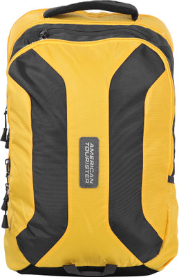 

American Tourister Insta 01 30 L Laptop Backpack(Black, Yellow)