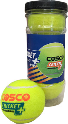 

Cosco Cricket Plus Light Weight Cricket Tennis Ball(Pack of 3, Yellow)