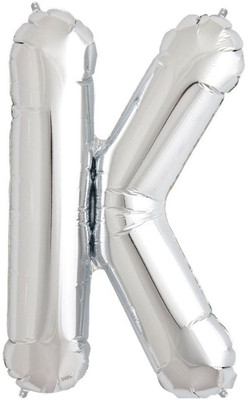 

Shop Online Solid K Letter Foil Balloon(Silver, Pack of 1)