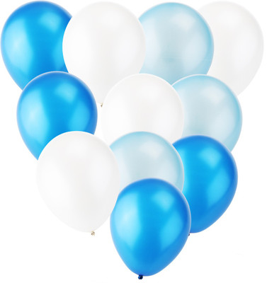 

EVA Solid EVA0077 Balloon(Blue, White, Pack of 50)