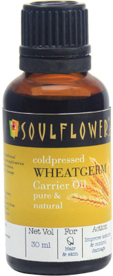 

Soulflower Coldpressed Wheatgerm Carrier Oil(30 ml)