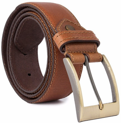 

United Colors of Benetton Men Casual Tan Genuine Leather Belt