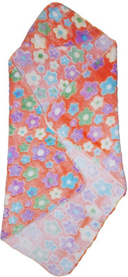 

dolphin52 Floral  Hooded Baby Blanket(Polyester, Multicolor