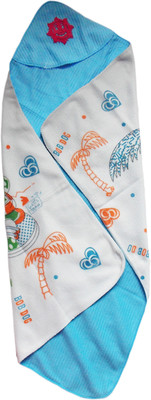 

dolphin52 Printed  Hooded Baby Blanket(Polyester, Multicolor