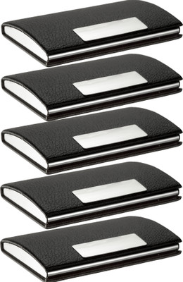 

billioBAG |Premium Quality| Handcrafted |Combo of 5| Black_Visiting Professional ID, Visiting, Debit/Credit, Official ID Holder Cum Mini Wallet 10 Card Holder(Set of 5, Black)