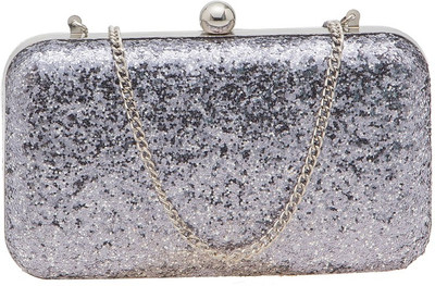 

Tarusa Casual Silver Clutch