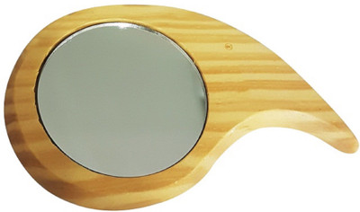 

Confidence Wooden Compact Mirror for Women & Girls