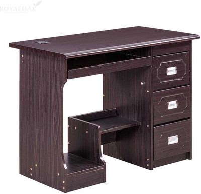 Royaloak Amber Engineered Wood Computer Desk Straight Finish Royaloak Amber Engineered Wood Computer