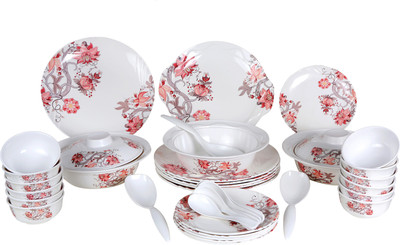 

Eagleware Floral Melamine Pack of 40 Dinner Set(Melamine)