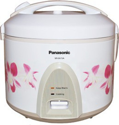 

Panasonic SR-KA15A Electric Rice Cooker with Steaming Feature(4.3 L, White)